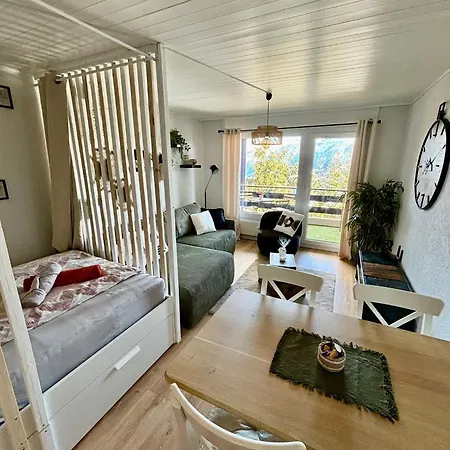 Vue Imprenable Sur Les Alpes Et Parking Prive Gratuit Appartement Crans-Montana