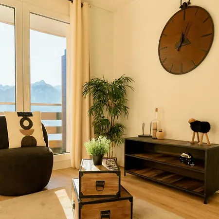 Vue Imprenable Sur Les Alpes Et Parking Prive Gratuit